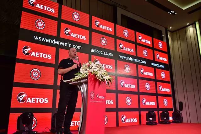 西悉尼流浪者足球俱乐部首席执行官John Tsatsimas表示很荣幸成为AETOS艾拓思合作伙伴